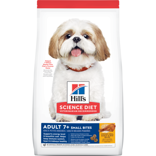 Hill's® Science Diet® Adult 7+ Small Bites Chicken Meal, Barley & Rice Recipe Dog Food
