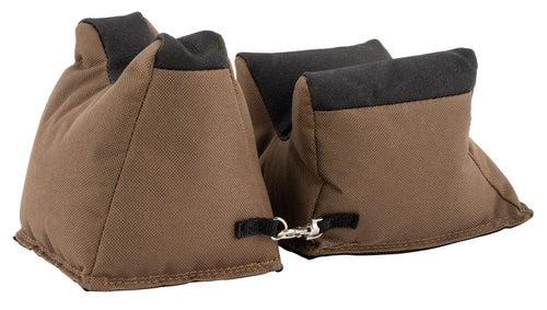 Allen 1830 Shooter's Rest  Front and Rear Bag Prefilled Brown