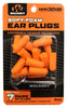Walkers GWPPLGCANOR Foam Ear Plugs  32 dB Orange with Black Canister (7 Pair)