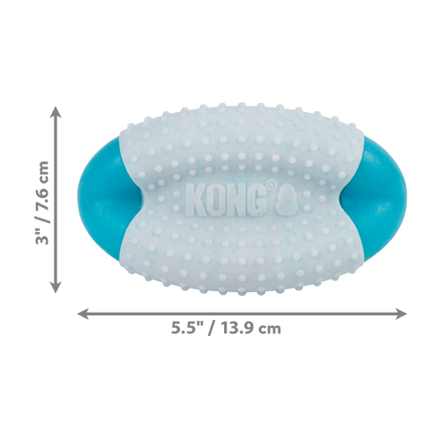 KONG Duets Dental Football Dog Toy