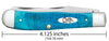 Case Sawcut Jig Caribbean Blue Bone Trapper