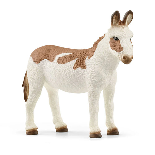 Schleich American Spotted Donkey Figurine