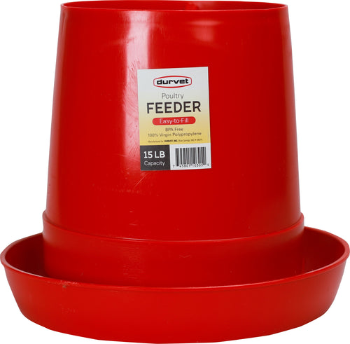 Durvet Poultry Feeder 15 lb.