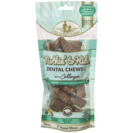 Nothin’ To Hide Dental Wave 5″ Beef Dog Treats