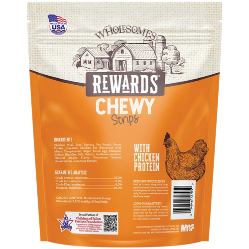 Wholesomes™ Rewards Chewy Chicken Strips 25 oz. Dog Treats