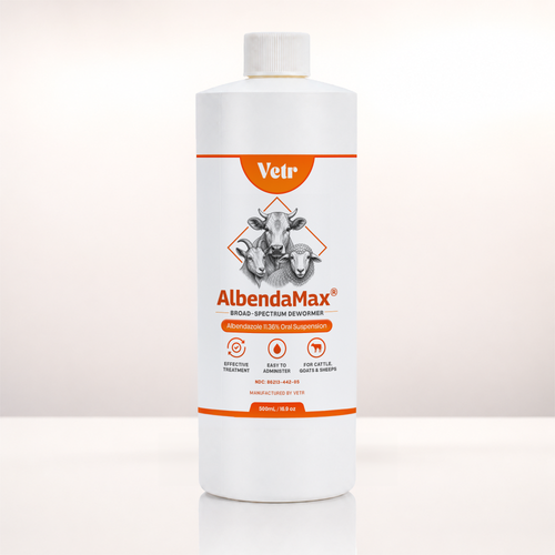 Vetr AlbendaMax 11.36% Albendazole Oral Liquid for Horses, Cattle & Sheep