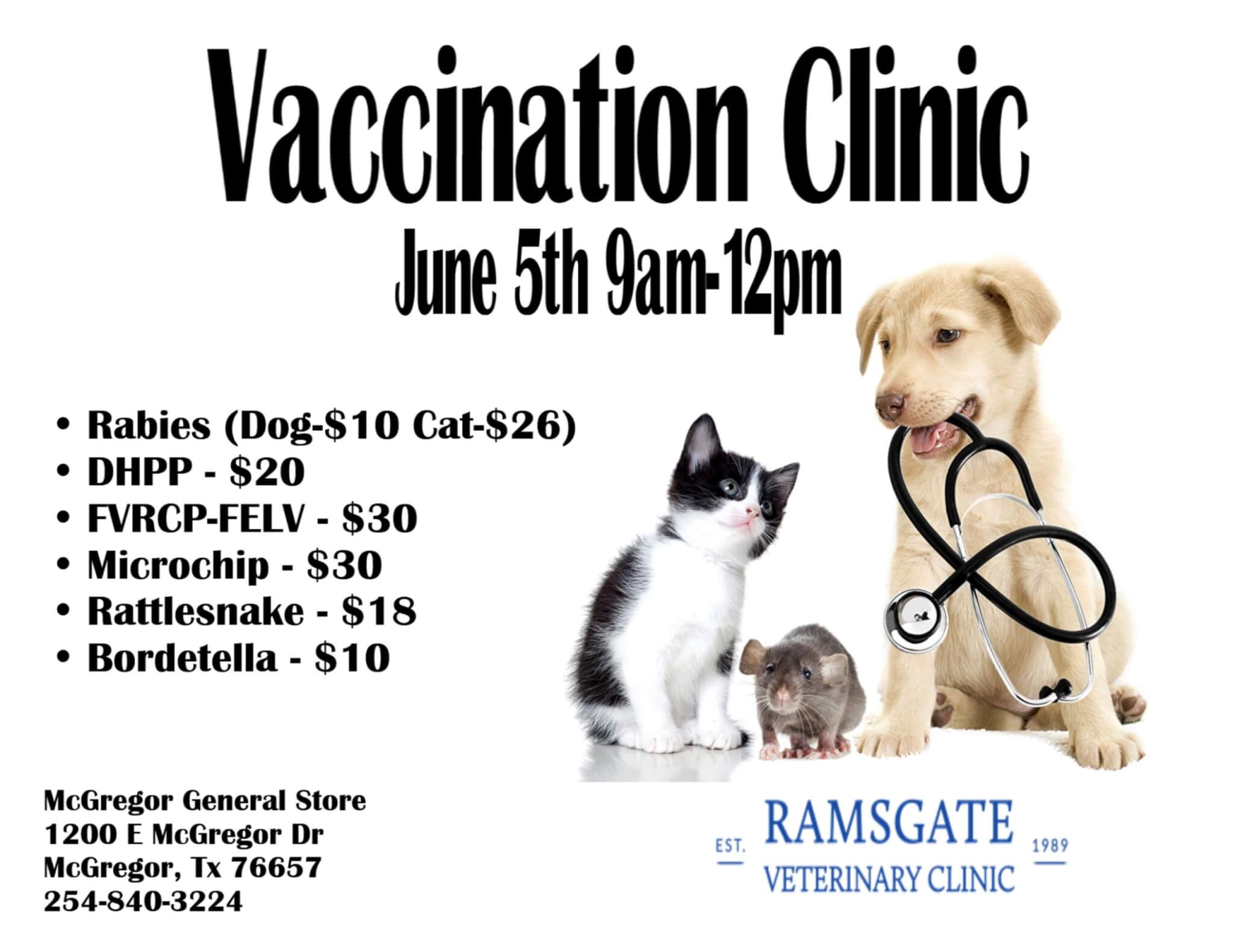 vaccination clinic vet clinic