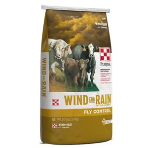 purina fly control mineral wind & rain and loose 50 lb. bag