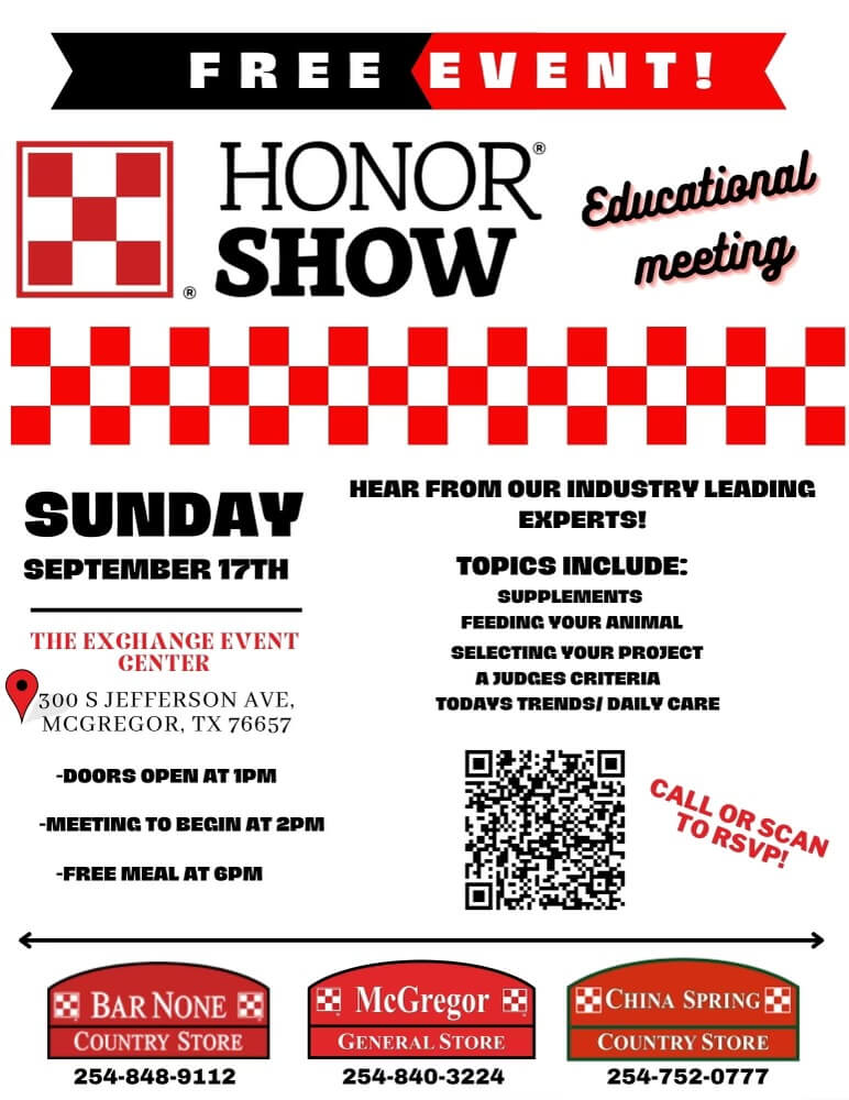 purina honor show clinic educational meeting show feed lindner feed linder feeds ffa 4h